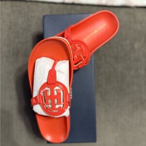 Tommy Hilfiger Bold Red Slides